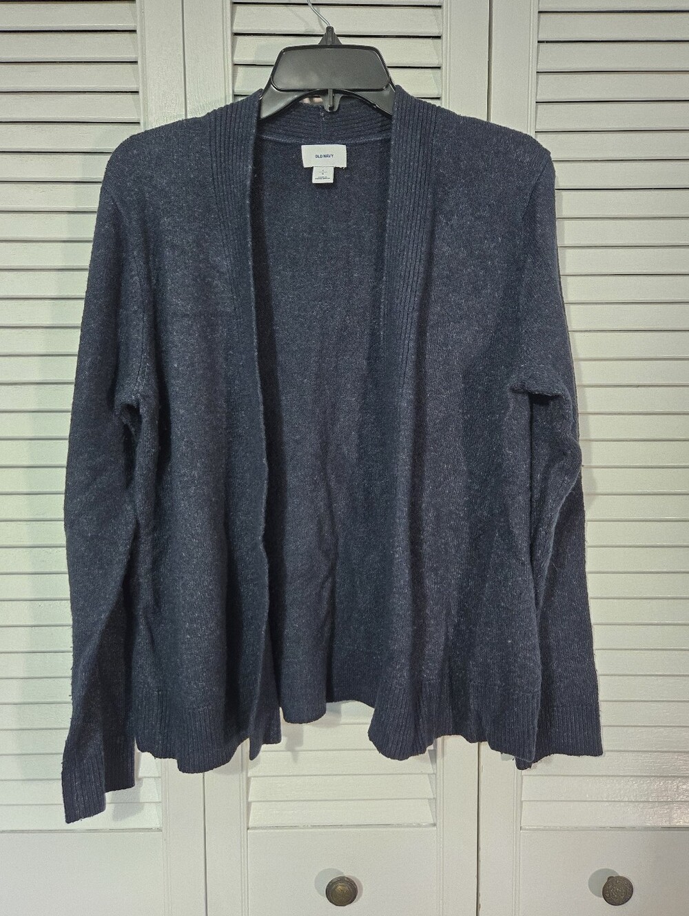 🟢 Old Navy Women's Navy Open-Front Cardigan Sweater